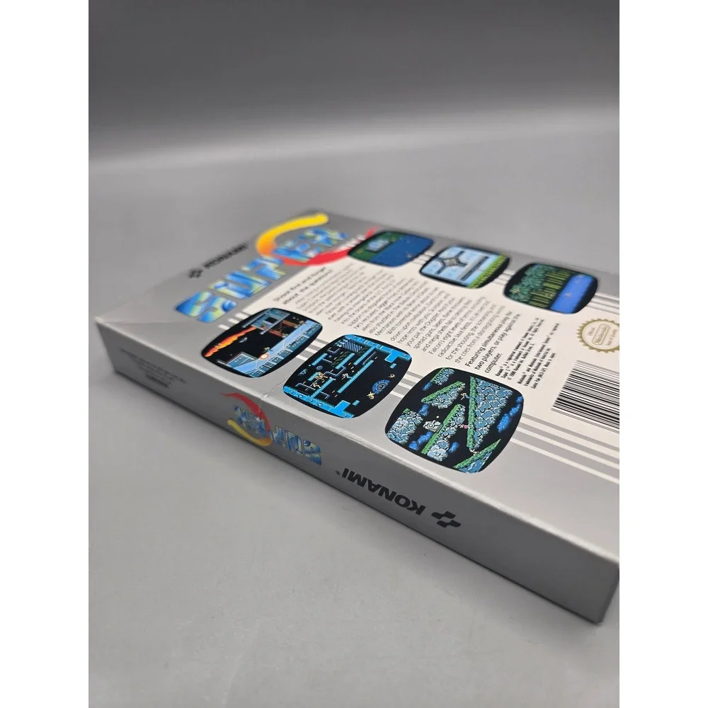 Super C Nintendo NES Instruction Manual Original 1990 Konami Booklet Only Contra